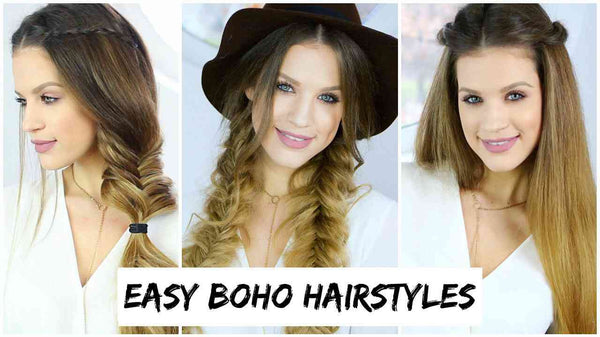 3 Easy Boho Hairstyles blog image