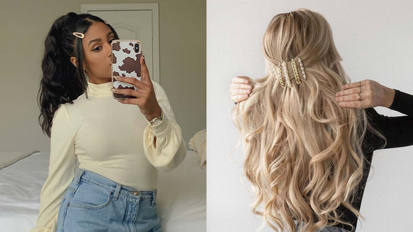 Trendy ways to style gold hair clips this season blog image