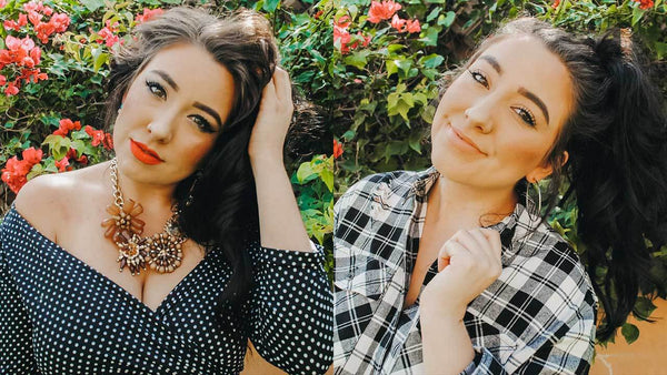 Holiday hair looks to match your makeup blog image