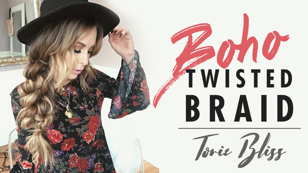 Boho Hairstyles: Boho Twist Braid blog image