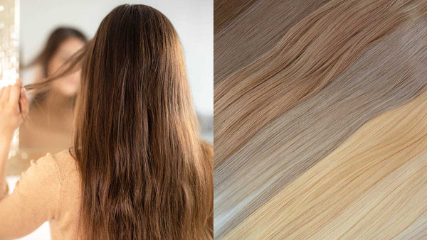 How to choose your perfect shade of Luxy Hair extensions blog image