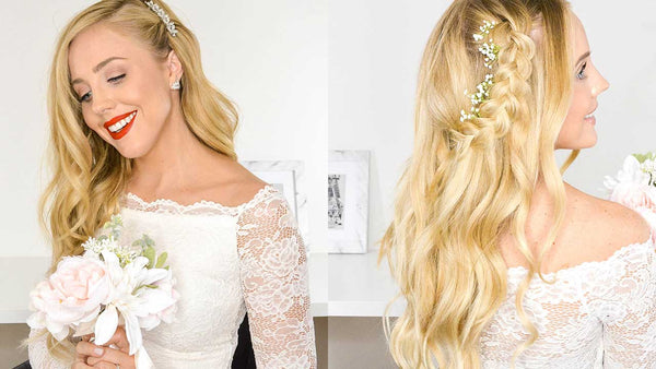 3 bridal looks: bohemian, elegant, and glam blog image