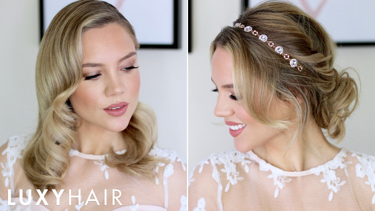 Luxy® Hair - Beautiful Prom & Wedding Hairstyles for Short/Medium Hair