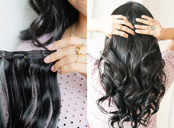 How to use hair extensions for mega volume blog image