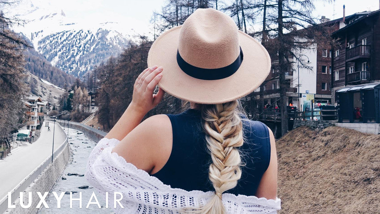 Luxy® Hair - Travel Hairstyles Diary: Let's Visit Zermatt, Amsterdam & Berlin