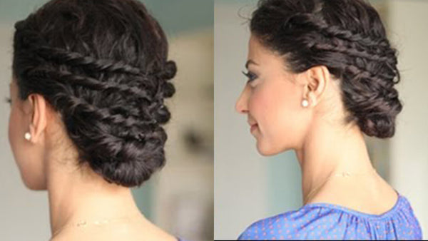 Easy Updo for Naturally Curly Hair blog image