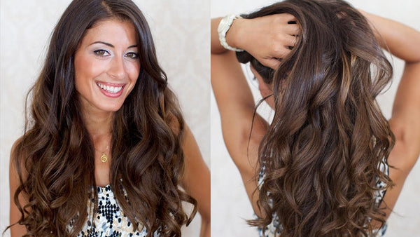 Big Voluminous Curls Hair Tutorial blog image