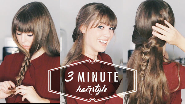 3 Minute Hairstyle: The Easiest Hairstyle You'll Ever Do blog image