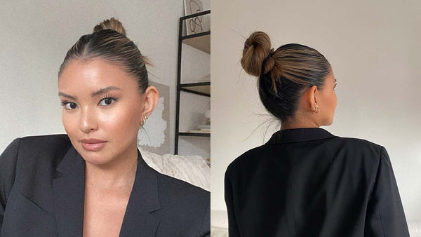 Model off duty: how to do a model approved sleek bun blog image
