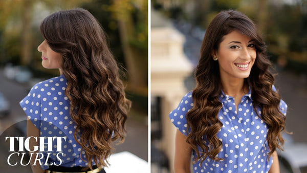 Tight Curls Hair Tutorial blog image