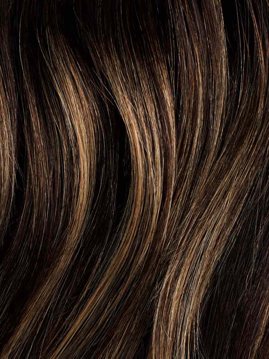 16โ Dark Brown Balayage Scalp Hair Fill-Ins & Thinning Hair Fill-Ins Bundle (120g)