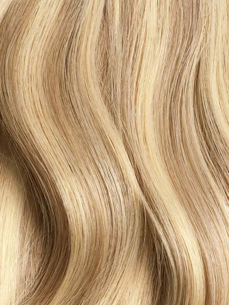 16” Dirty Blonde Highlights Scalp Hair Fill-Ins & Halo® Bundle (180g)