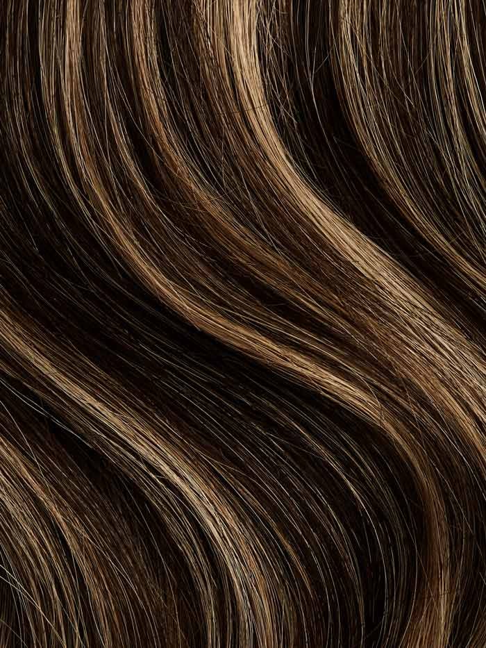 12” Mocha Brown Highlights Scalp Hair Fill-Ins & Thinning Hair Fill-Ins Bundle (80g)
