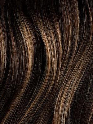 20" Dark Brown Balayage Halo® Hair Extensions (180g)