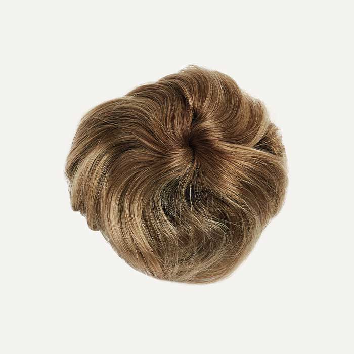 Chestnut Brown Balayage Clip-In Bun