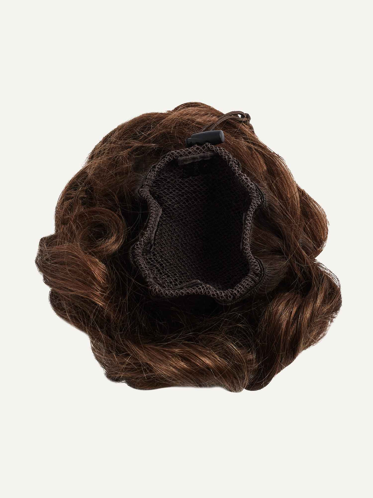 Chocolate Brown Balayage Clip-In Bun