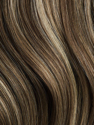 16" Classic Ash Brown Highlights Clip-Ins (160g)
