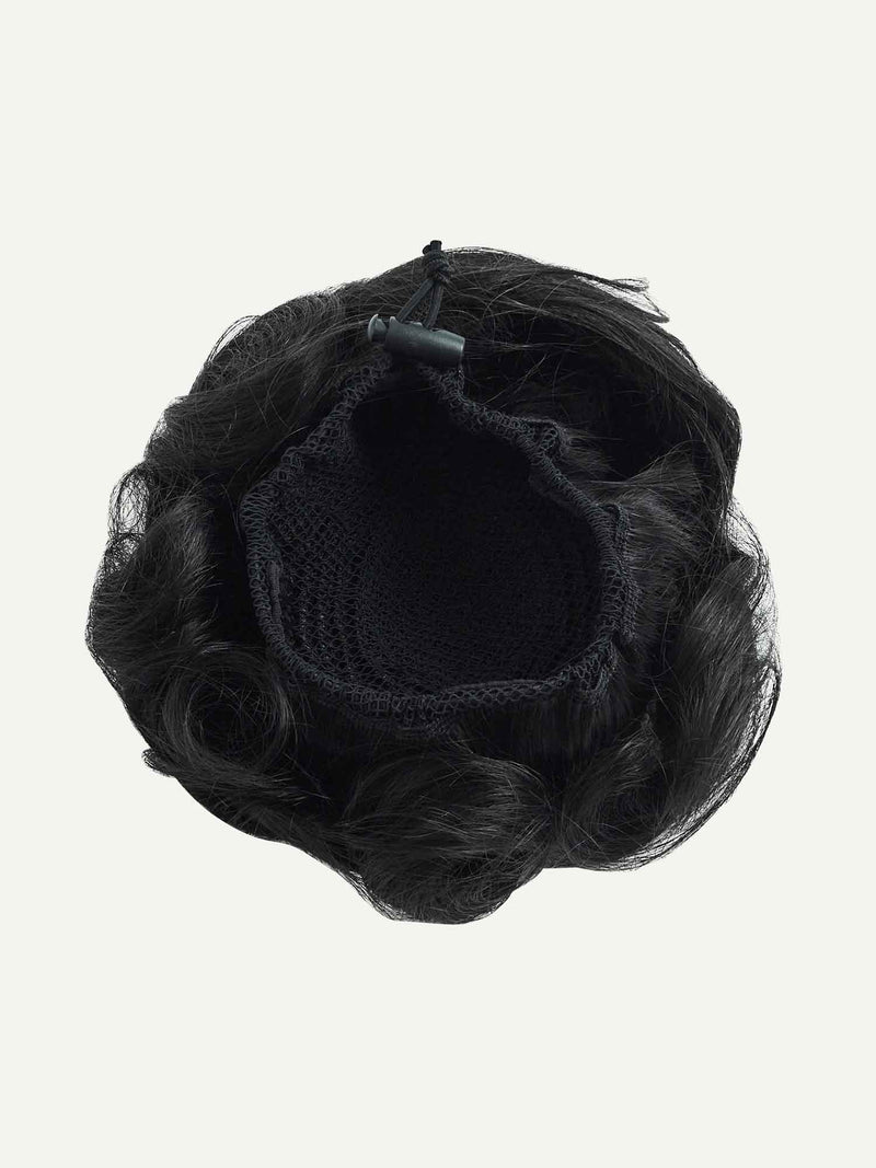 Jet Black Clip-In Bun