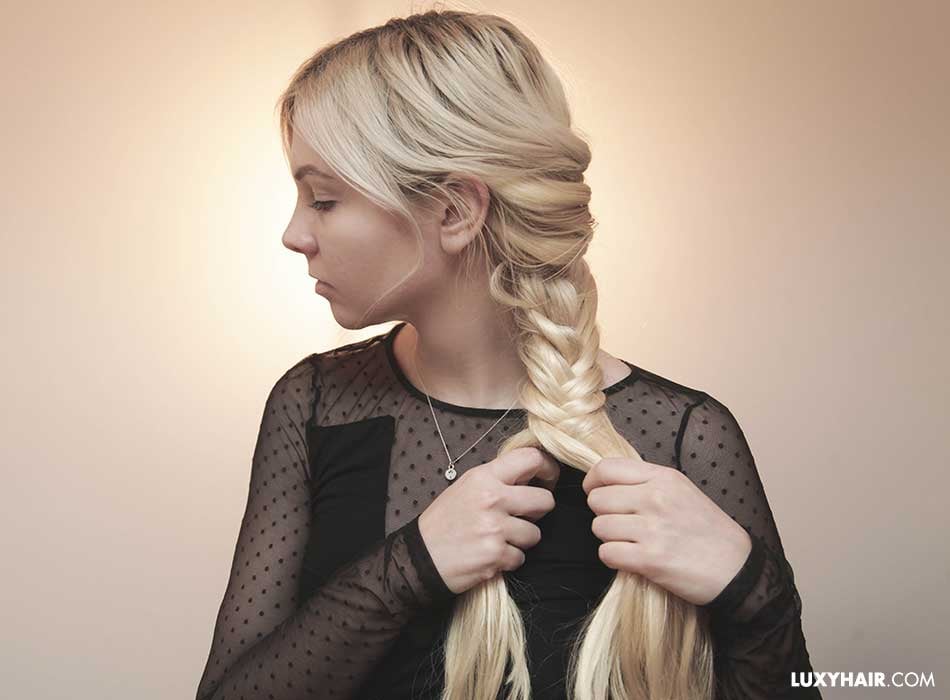 How to add hair to braids
