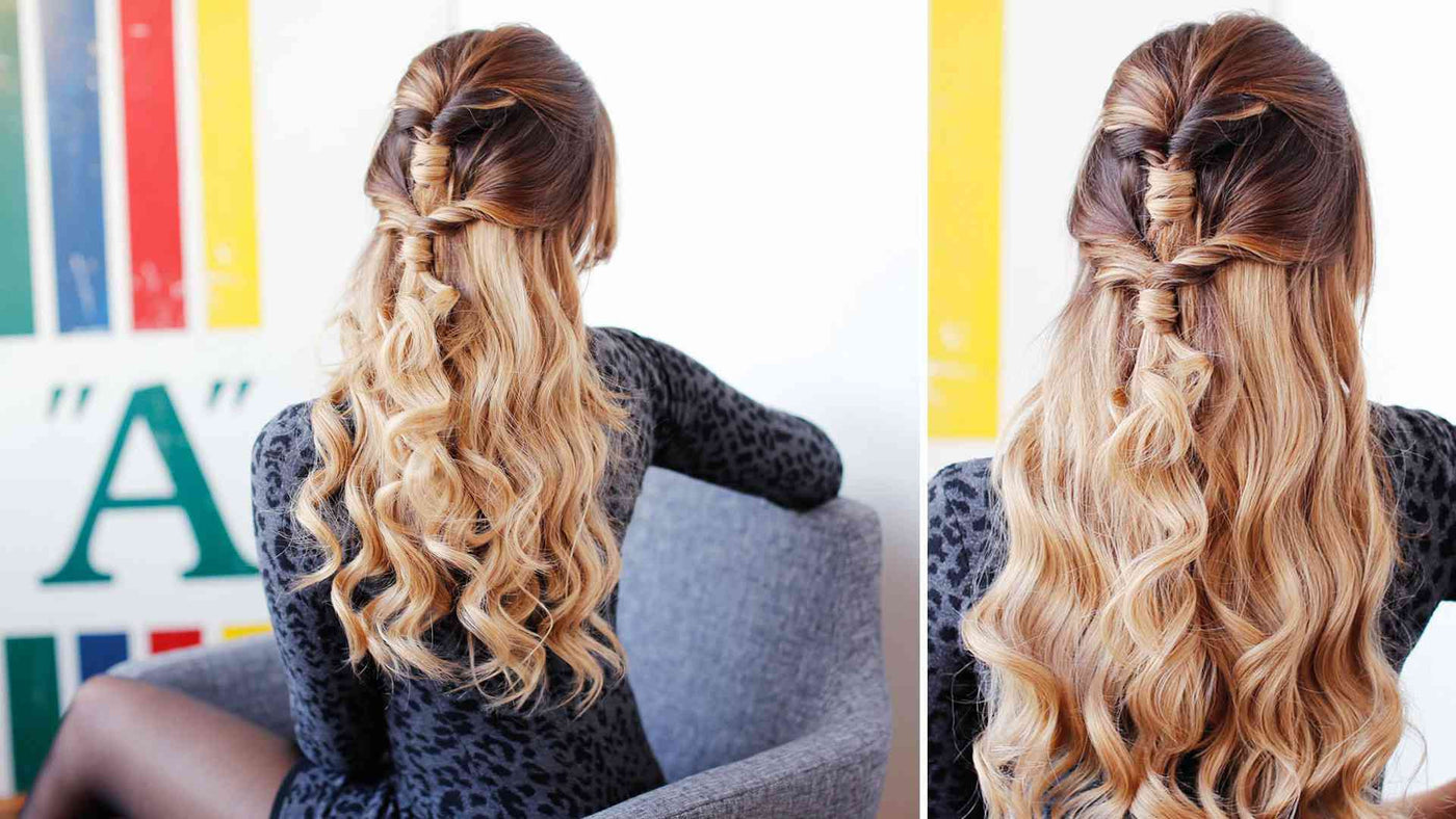 Luxy® Hair - Cute & Easy Holiday Hairstyle