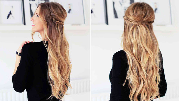 Holiday Half Updo Hairstyle blog image