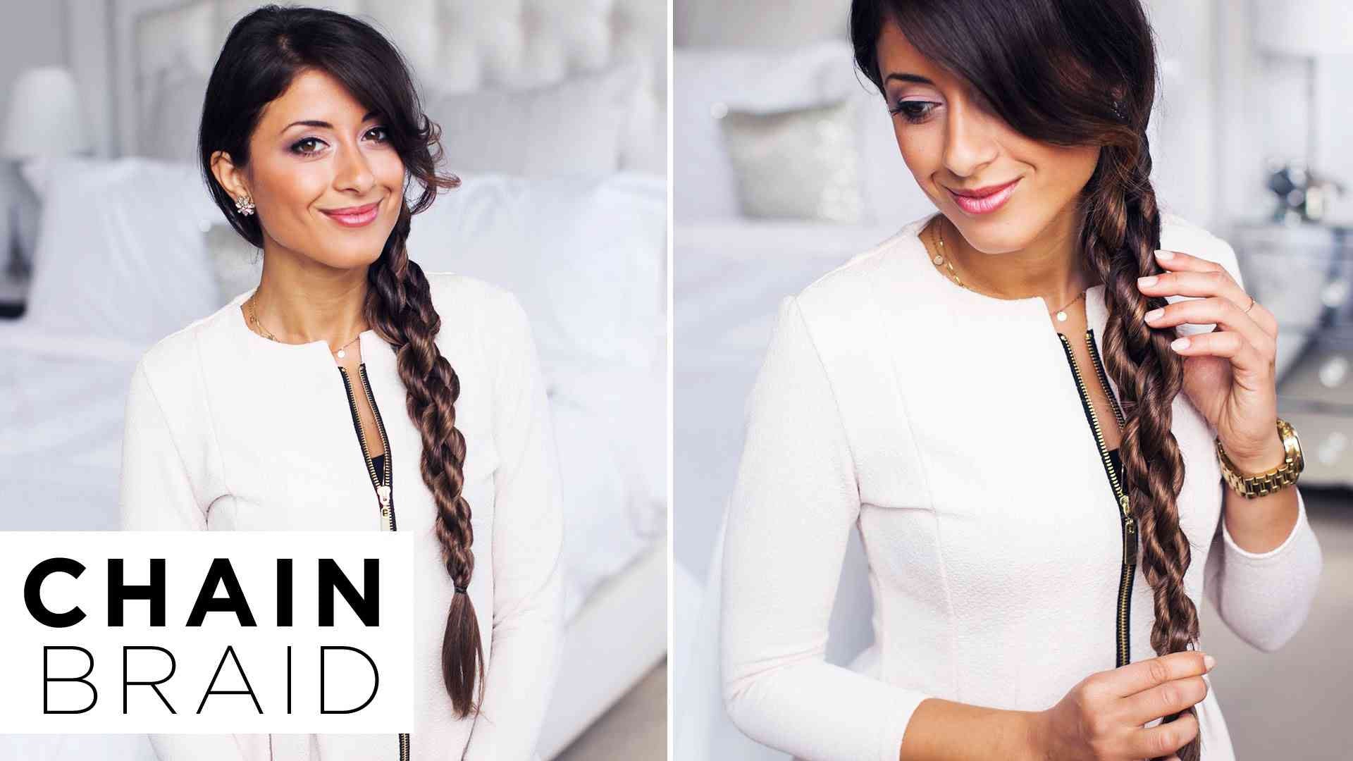 Braids Hairstyles: How To Do a Chain Braid