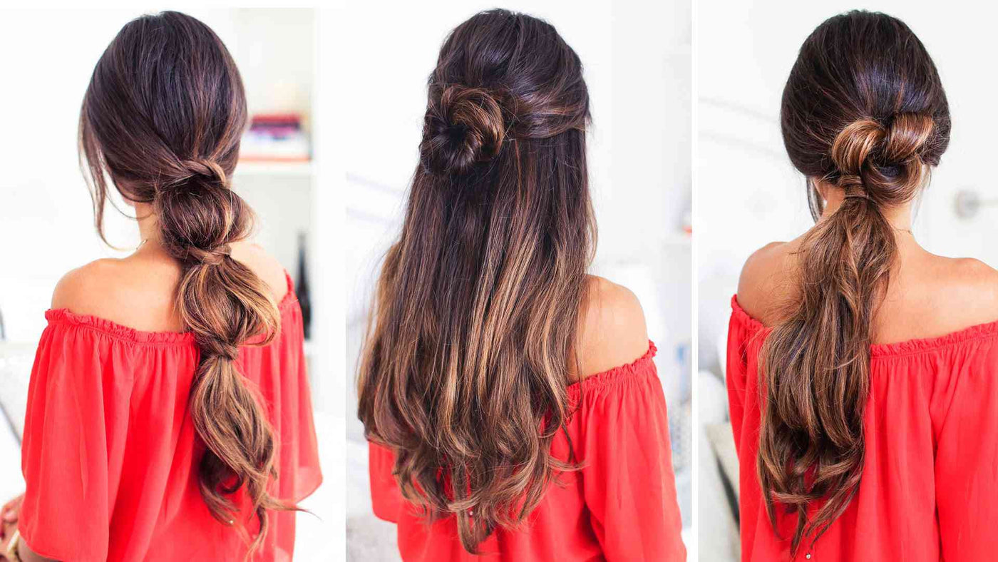 Luxy® Hair - 3 Lazy Hairstyles for Lazy Days