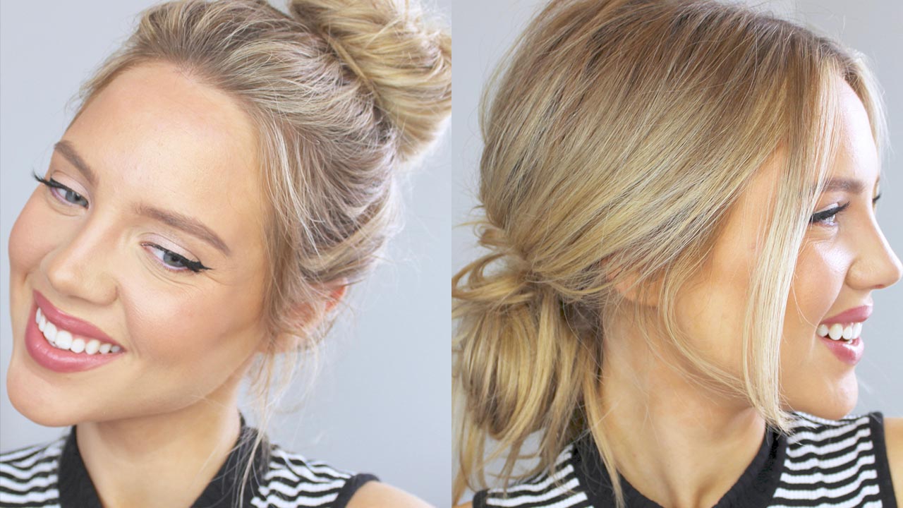 Luxy® Hair - 3 Cute & Easy Messy Buns