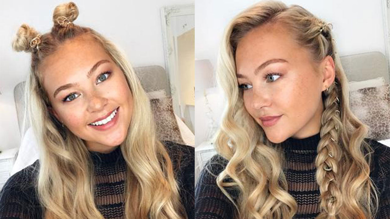 Luxy® Hair - 3 Easy Hairstyles Using Hair Rings