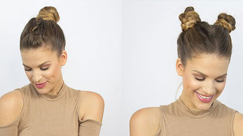New Low Bun Hairstyle For Girls. Party Updo. Hair Tutorial - YouTube