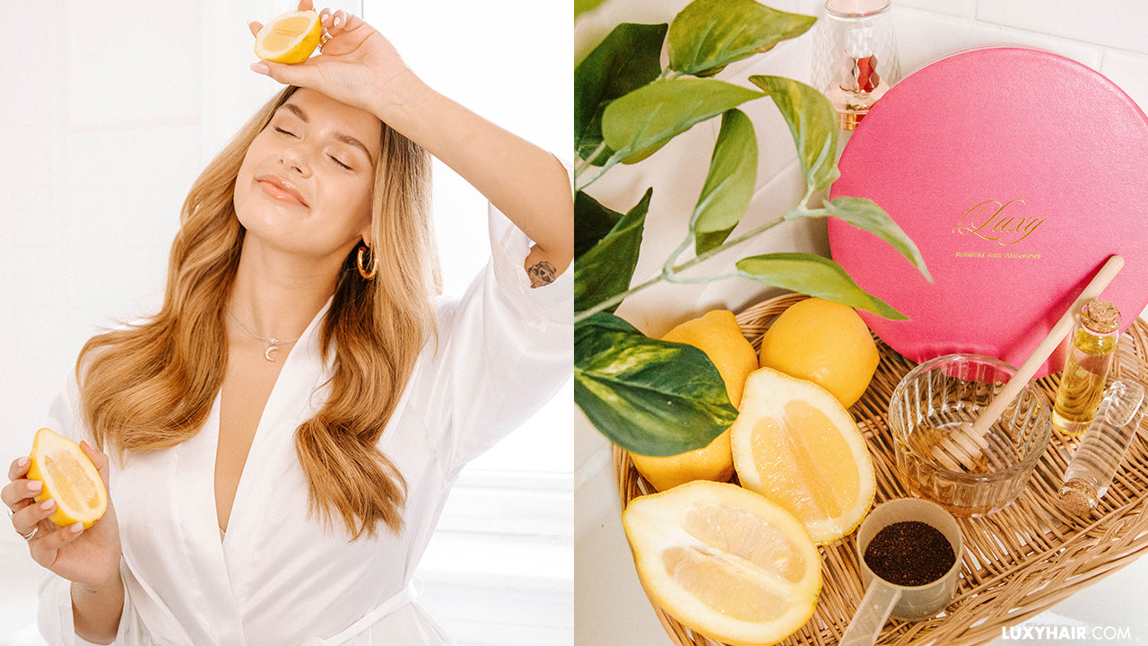 Luxy® Hair - How To Lighten Your Hair Naturally