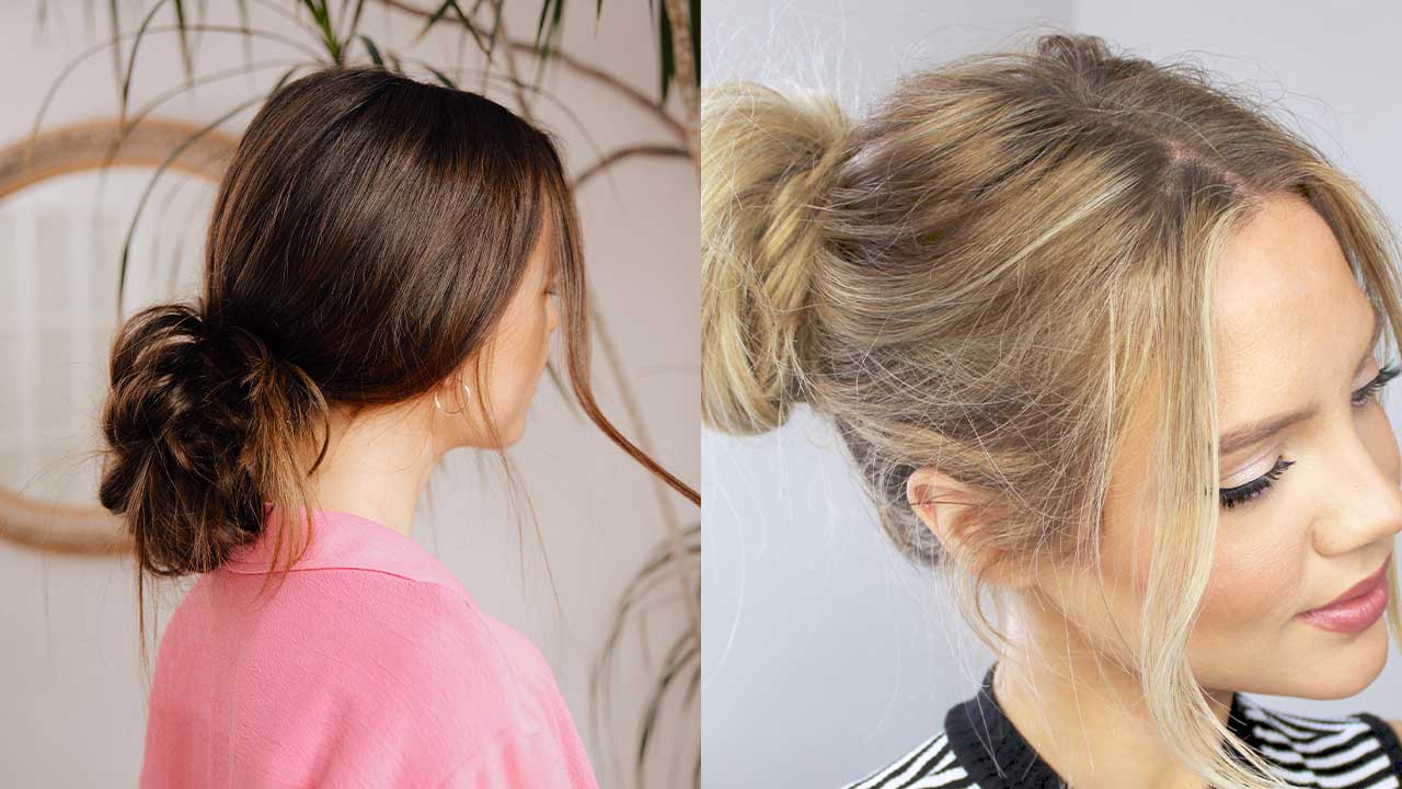 25 Cool (and Easy) Bun Hairstyles for Short Hair