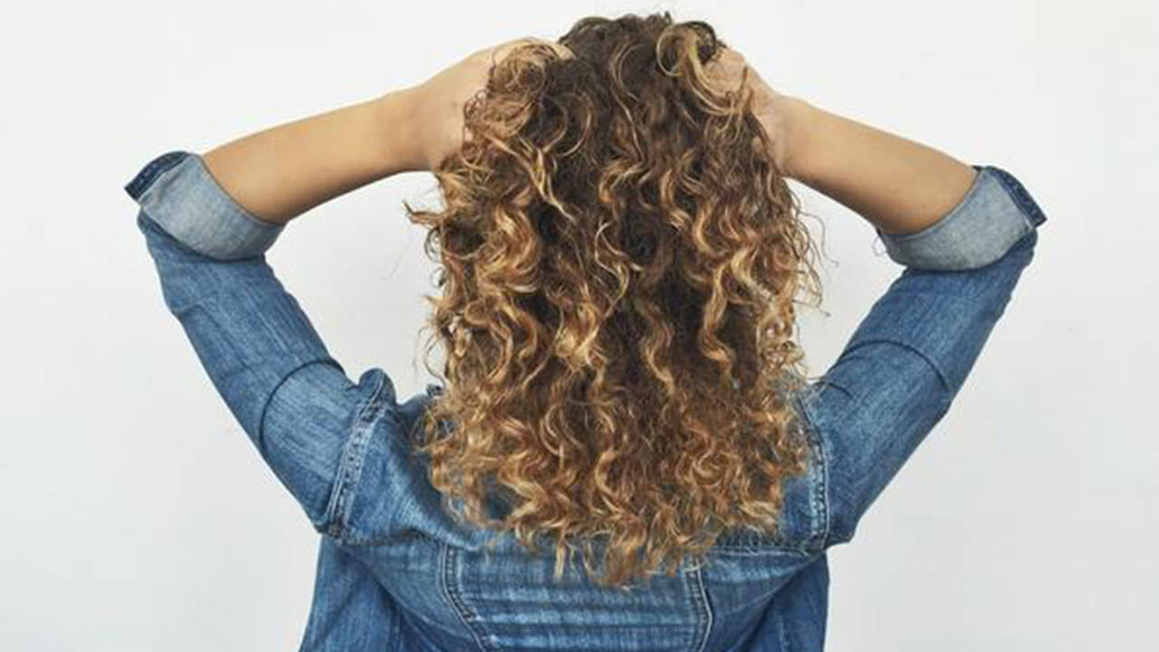 Thin frizzy store curly hair