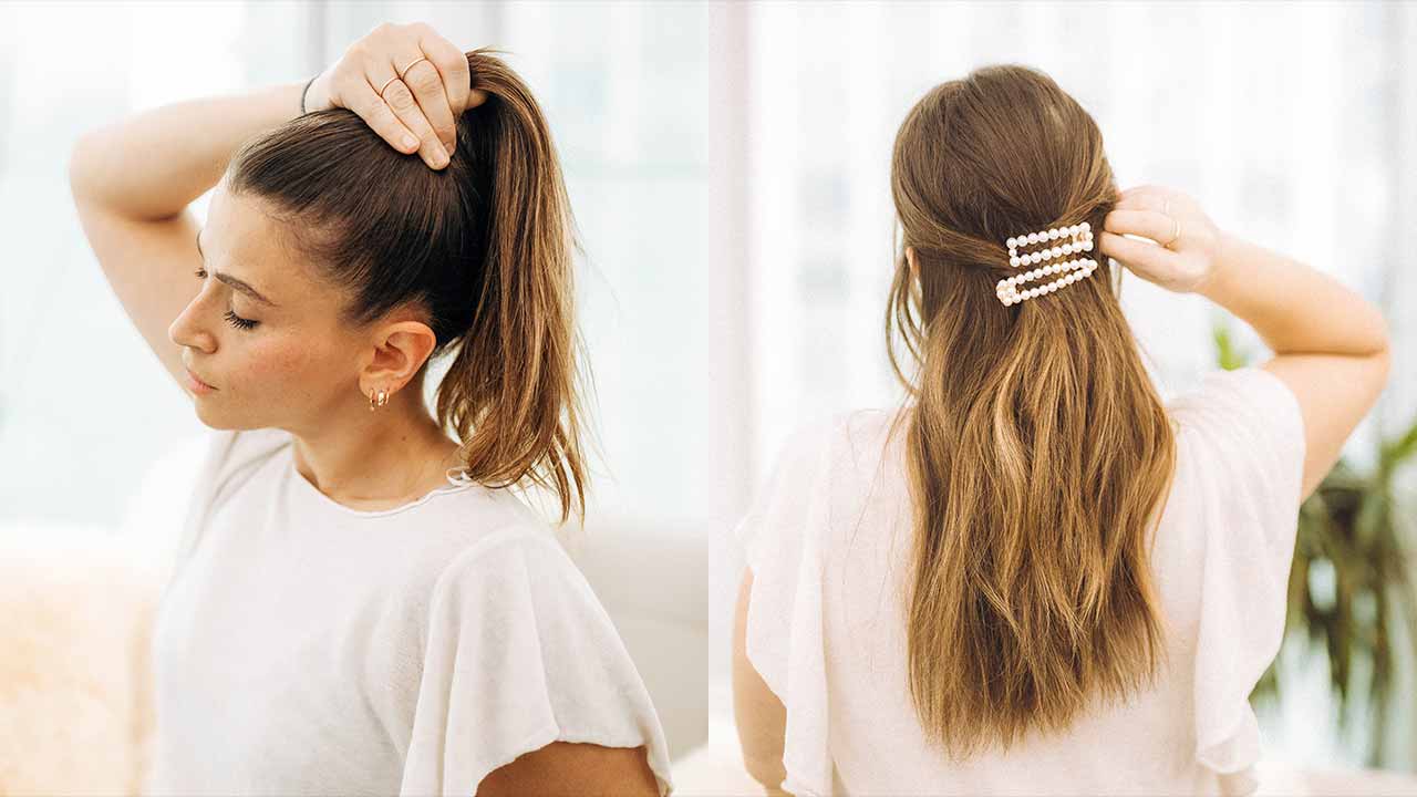 5 Easy Hairstyles for Long Straight Hair | ALISSABBRYCE - YouTube