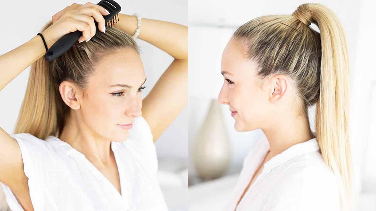 Luxy® Hair - We tried recreating Ariana Grande's mega volume ponytail...here's what happened