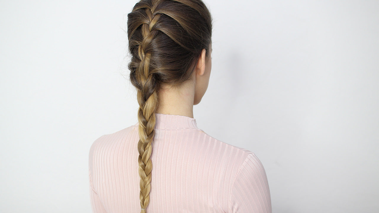 AMANDA PINKEL | French braid hack - so easy!! Three knots & I add a little  hair to each one to make it look like a “French braid” ✨ Who's goin... |  Instagram