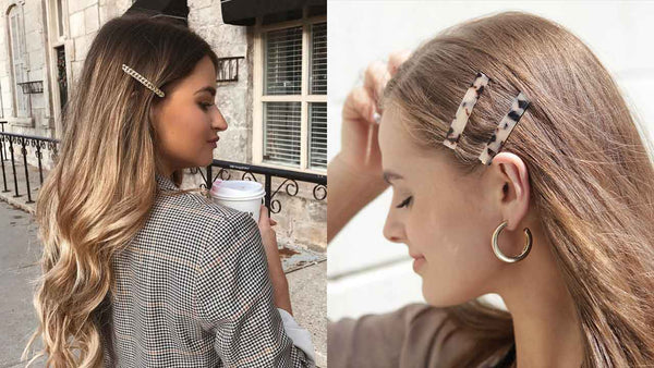 Loving the 90s snap clip trend | Snap clips hairstyles, 90s hairstyles, Clip  hairstyles