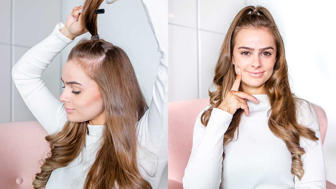 23 Stylish Solutions for Oily Hair Hairstyles to Keep You Fresh All Day 12 The secret to achieving the perfect half-up hairstyle every time
