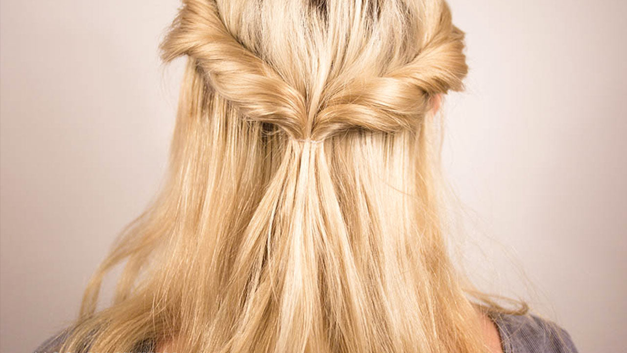 Braided hairstyle. Beautiful young woman with modern hairstyle. Girl makeup  face braided long hair. French braid. Professional hair care and creating  Stock Photo - Alamy