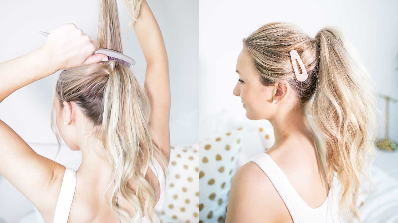 Luxy® Hair - The secret hack to achieve a voluminous ponytail