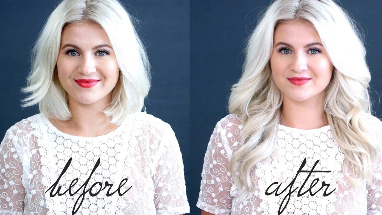 Luxy® Hair - How To Blend Hair Extensions With Short Hair