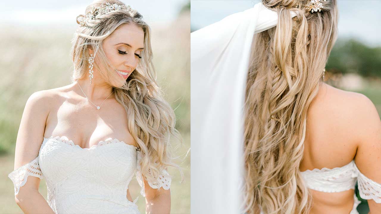 How to Choose the Right Half Up Half Down Wedding Hairstyle | Make Me Bridal