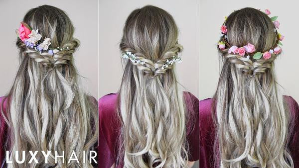 Easy & Quick Hairstyle With Flowers (Perfect For Spring & Summer) blog image