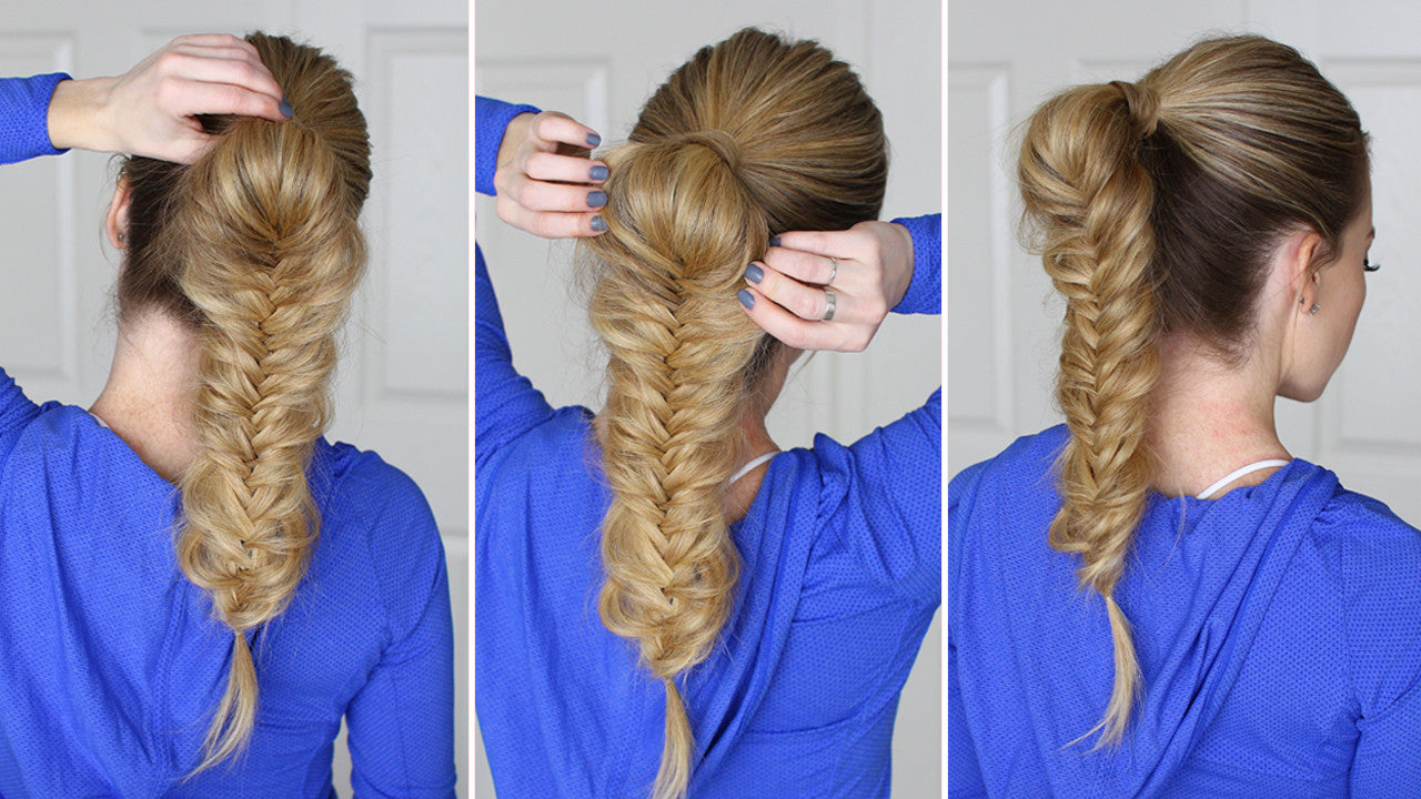 Luxy® Hair - How-to: Fishtail Ponytail
