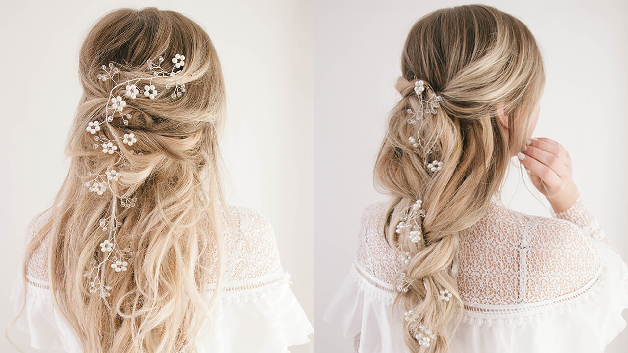 Simple elegant wedding hair styles for long hair — Shh by Sadie