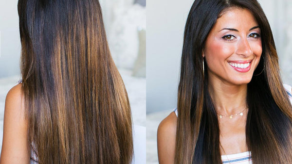 Straight, Shiny & Silky Smooth Hair Routine blog image