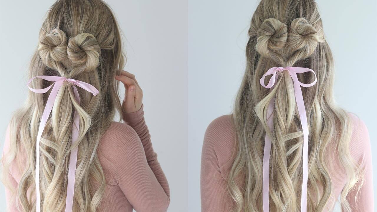 Heart Twist Hairstyle - Perfect for Valentine's Day - Luxy® Hair