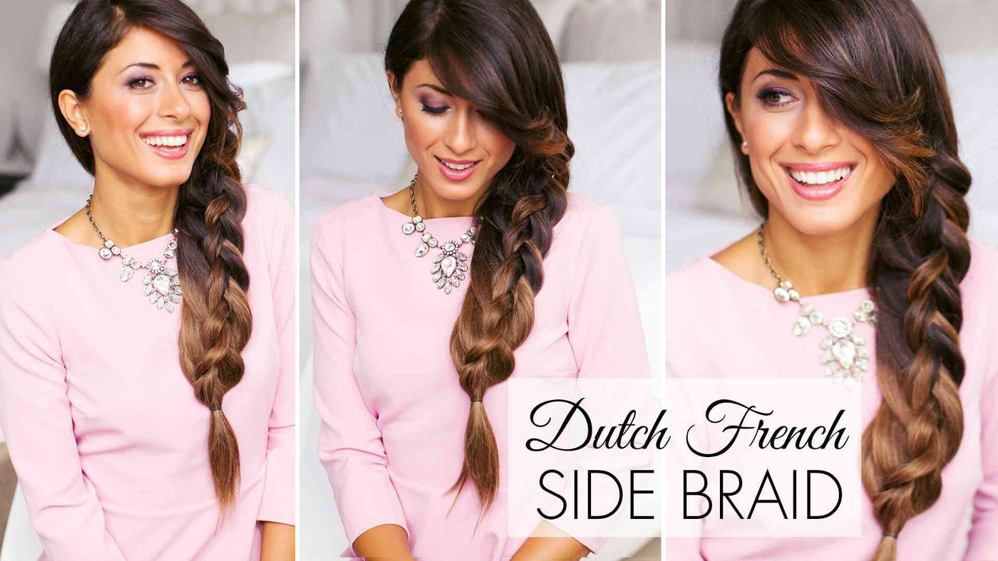 Luxy® Hair - Dutch French Side Braid