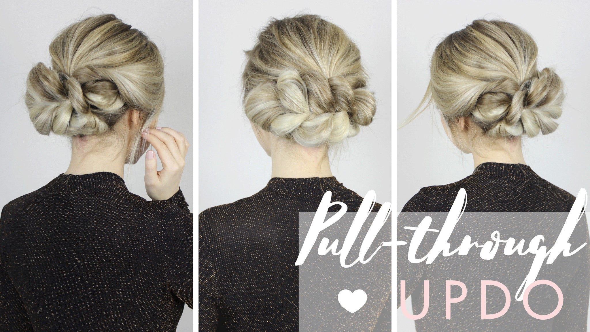 How to: Perfect Low Bun - YouTube