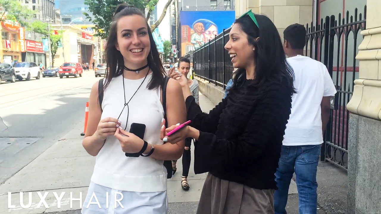 Luxy® Hair - Transforming a Stranger's Hair With Hair Extensions | Transformation Tuesday